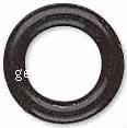 Резиновое кольцо , Резинка, Кольцевая форма, черный, 5mm, отверстие:Приблизительно 3mm, 10000ПК/сумка, продается сумка