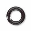 Rubber Stopper Beads, Donut, black, 9mm Approx 5mm 