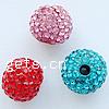 CRYSTALLIZED™ Crystal Fancy Plasticine Beads, CRYSTALLIZED™, Round, half-drilled 6mm Approx 1.2mm 