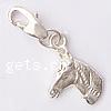 Zinc Alloy Lobster Clasp Charm, plated, cadmium free  Approx 