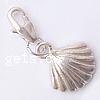 Zinc Alloy Lobster Clasp Charm, Shell, plated, cadmium free  Approx mm 