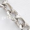 Stainless Steel Oval Chain, 316 Stainless Steel, curb chain, original color Approx 