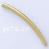 Brass Tube Beads, plated Approx 3.5mm 