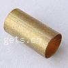 Brass Tube Beads, plated, smooth Approx 5.8mm 