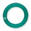 Rubber Stopper Beads, Donut, green, 12mm Approx 8mm 
