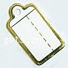 Jewelry Price Tag, Paper, Rectangle, without cord, golden Approx 2.5mm 
