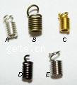 Iron Cord Coil, plated 4.0mm, Approx [