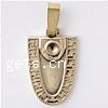 Brass Pendant Rhinestone Setting, plated Approx Inner Approx 3mm 
