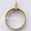 Brass Jewelry Pendants, Donut, plated Approx 