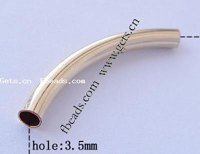 Gold Filled Tube Beads, different size for choice & smooth, Sold By PC
