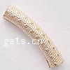 Gold Filled Tube Beads, textured Approx 2mm 