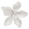 Perles acryliques transparentes, Acrylique, fleur, translucide, plus de couleurs à choisir Environ 1mm, Environ Vendu par sac