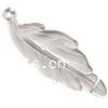 Transparent Acrylic Pendants, Leaf, translucent Approx 1mm, Approx 