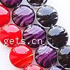 Perles de Murano à torsion intérieure, chalumeau, Plat rond, spiralé intérieurement, plus de couleurs à choisir Environ 2.5mm, Vendu par PC