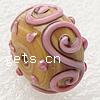 Perles Murano granuleuses , chalumeau, rondelle, fait à la main, granuleux & cahoteux Environ 2mm, Vendu par PC