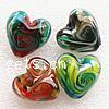 Perles murano faites à la main , chalumeau, coeur, fait à la main, plus de couleurs à choisir Environ 2.5mm, Vendu par PC