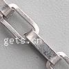 Stainless Steel Box Chain, 316L Stainless Steel, rectangle chain, original color Approx 