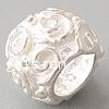 Sterling Silber Perlen Europa, 925 Sterling Silber, Trommel, plattiert, ohne troll, keine, 9x6.5mm, Bohrung:ca. 5mm, verkauft von PC
