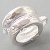 Sterling Silver Bail Beads, 925 Sterling Silver, Tube, plated Approx 5mm 