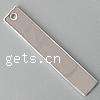 Sterling Silver Tag, 925 Sterling Silver, Rectangle Approx 2mm 