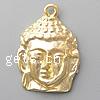 Buddhist Jewelry Pendant, Brass, Buddha, plated Approx 2mm 