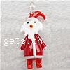 Рождественские Подвески Лампворк, Лэмпворк, Санта Клаус, красный отверстие:Приблизительно 4mm, продается PC