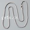 Мода нержавеющей стали ожерелье цепь, нержавеющая сталь, змея цепи, 2mm, длина:20 дюймовый, продается Strand