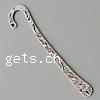 Zinc Alloy Bookmark, plated, with flower pattern nickel, lead & cadmium free Approx 3mm 