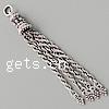 Zinc Alloy Chain Fringe, antique silver color plated, cadmium free Approx 5mm 