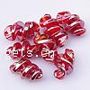 Plated Lampwork Beads, Twist Approx 2mm 
