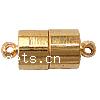 Brass Magnetic Clasp, Tube, plated, single-strand Approx 1mm 