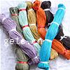 Waxed Cotton Cord, Wax Cord, mixed, mixed colors, 1mm Approx 7000 m  