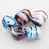 Plated Lampwork Beads, Nuggets, mixed colors Approx 2mm 