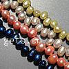 Drop Cultured Freshwater Pearl Beads, Teardrop, natural, top drilled, mixed colors, 7-8mm Approx 0.8mm Inch 