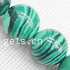 Synthetic Malachite Beads, Round Approx 15 Inch 