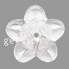 Transparent Acrylic Beads, Flower, translucent Approx 1mm, Approx 