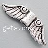 Zinc Alloy Angel Wing Beads, plated Approx 1.8mm 