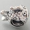 Troll Thailand Sterling Silver European Beads, Fish, with troll Approx 4mm 