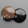 Solid Color Resin Cabochon, Flat Round, flat back 