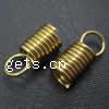 Brass Cord Coil, plated Approx 3.5mm 