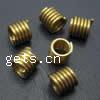 Brass Cord Coil, plated Approx 3mm 