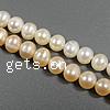 Round Cultured Freshwater Pearl Beads, natural Grade A, 6-7mm Approx 0.8mm Inch 