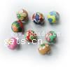 Round Polymer Clay Beads, mixed colors, 8mm Approx 1mm 