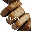 Кокосовое шарики, скорлупа кокосового ореха, Квадратная форма, оригинальный цвет, 7-8mm, отверстие:Приблизительно 1.5mm, длина:15.5 дюймовый, 10пряди/Лот, 50ПК/Strand, продается Лот