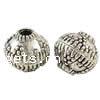 Filigree Zinc Alloy Beads, Rondelle, plated Approx 3mm 