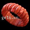 Synthetic Coral Bracelets, Moon, red Inch 