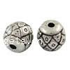 Zinc Alloy Jewelry Beads, Drum, plated Approx 1mm 