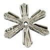 Zinc Alloy Spacer Beads, Flower, plated Approx 1.5mm 