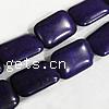 Synthetic Turquoise Beads, Rectangle, purple Approx 1mm Inch 