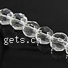 Round Crystal Beads, handmade faceted 6mm Inch 